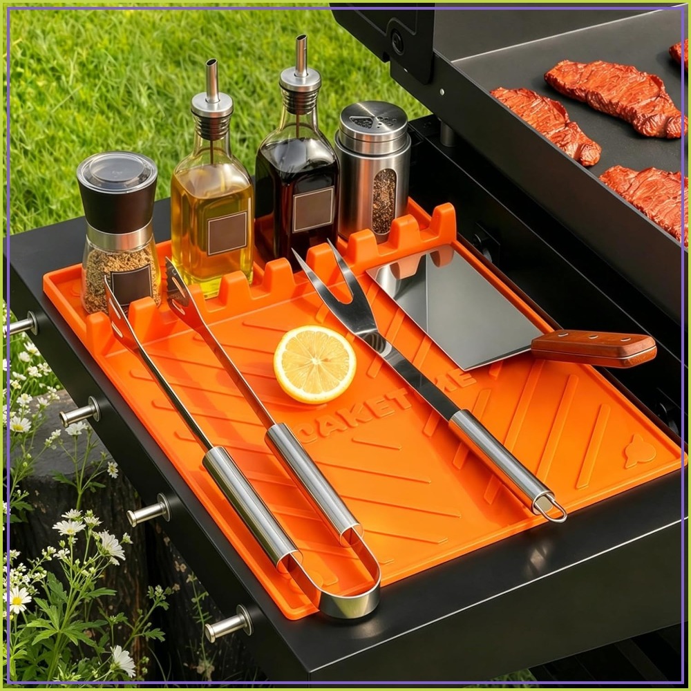 Kitchen Baking Mat - Silicone Grill Mats for Blackstone Griddle,