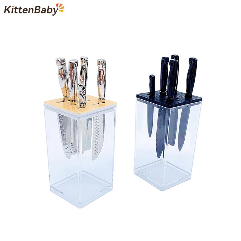 Kitchen Baking Utensil Set - 1/12 Dollhouse Knife Rest Model Mini