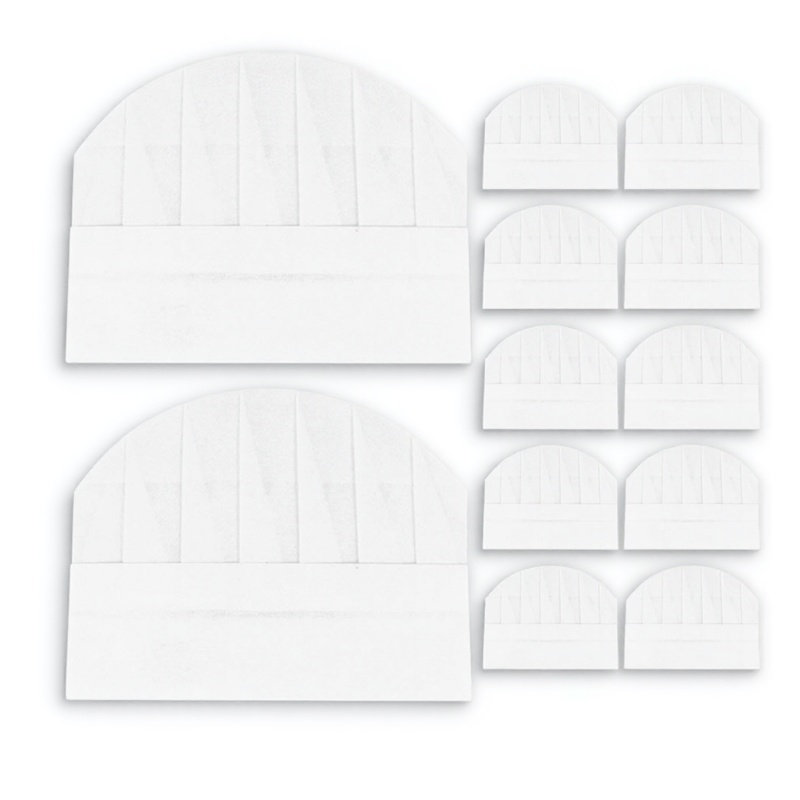 Kitchen Baker - 12Pcs Kids Paper Chef Hats Breathable