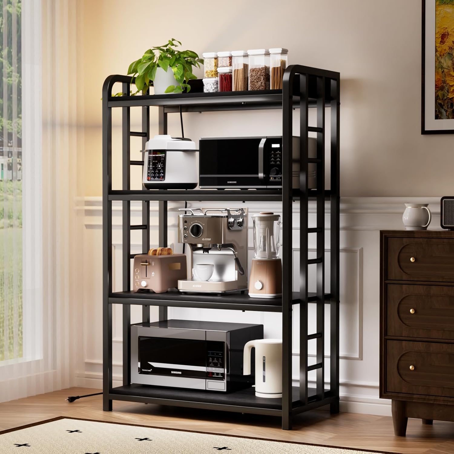 Adjustable Bakers Rack with Po - Kitchen Baker recensie en prijs