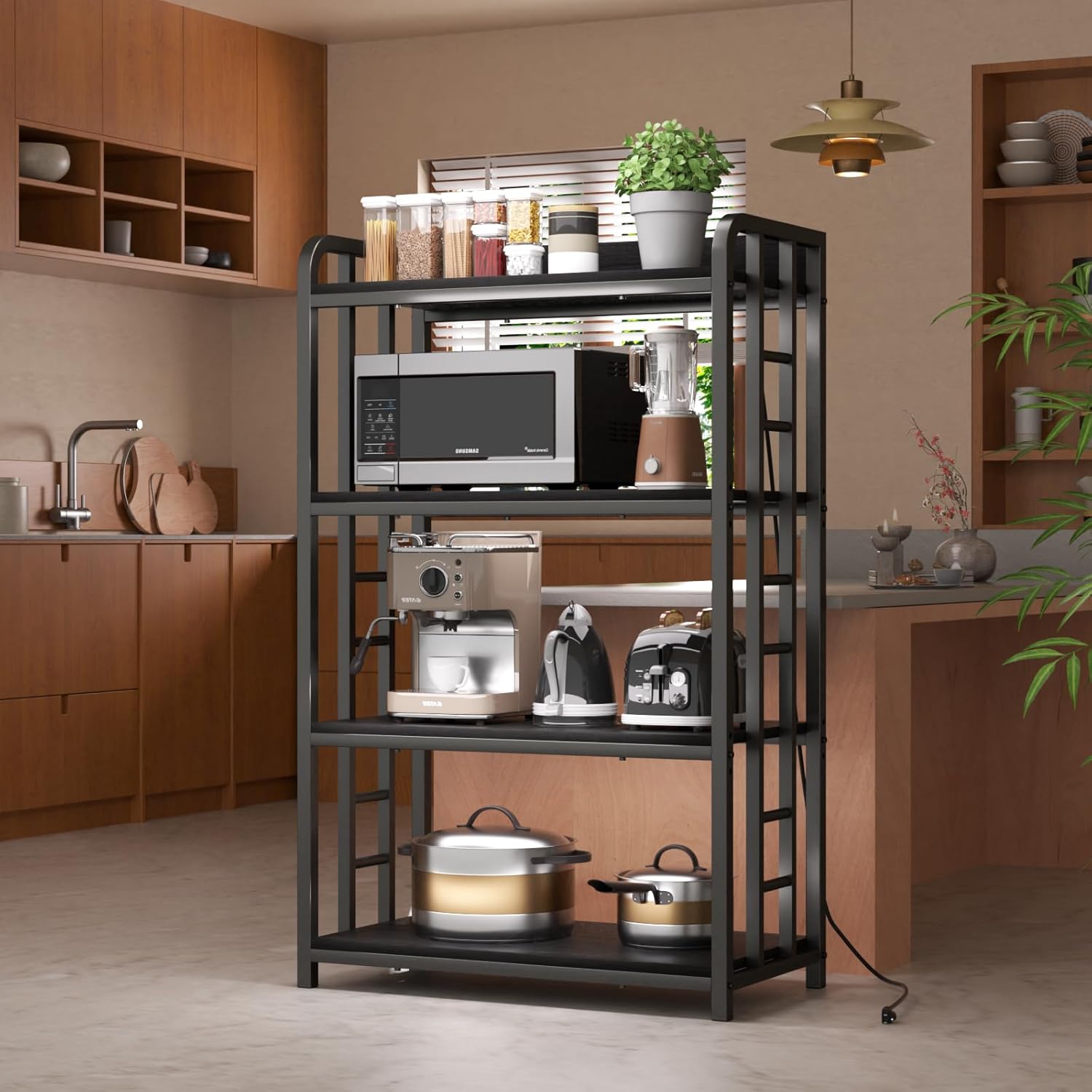 Adjustable Bakers Rack with Po - Kitchen Baker recensie en prijs