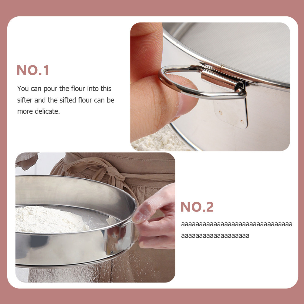Flour Sifter Stainless Steel F - Kitchen Baking Utensils recensie en prijs