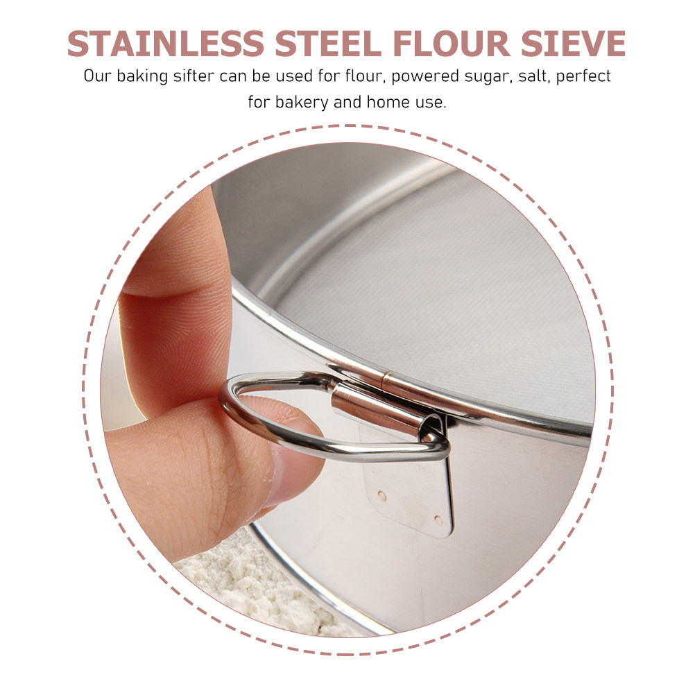 Flour Sifter Stainless Steel F - Kitchen Baking Utensils recensie en prijs