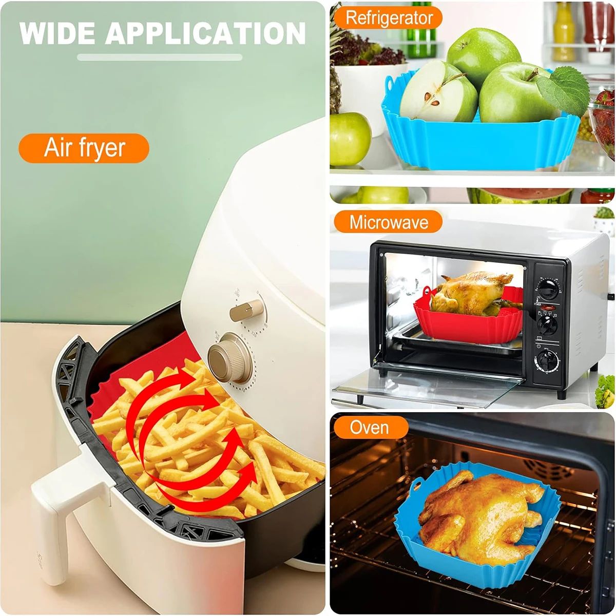 Air Fryer Silicone Liners Pot  - Kitchen Baking Mat recensie en prijs