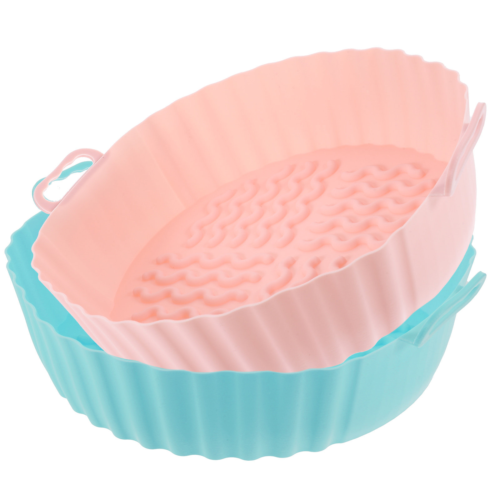 2Pcs Silicone Air Fryer Basket - Kitchen Baking Mat recensie en prijs
