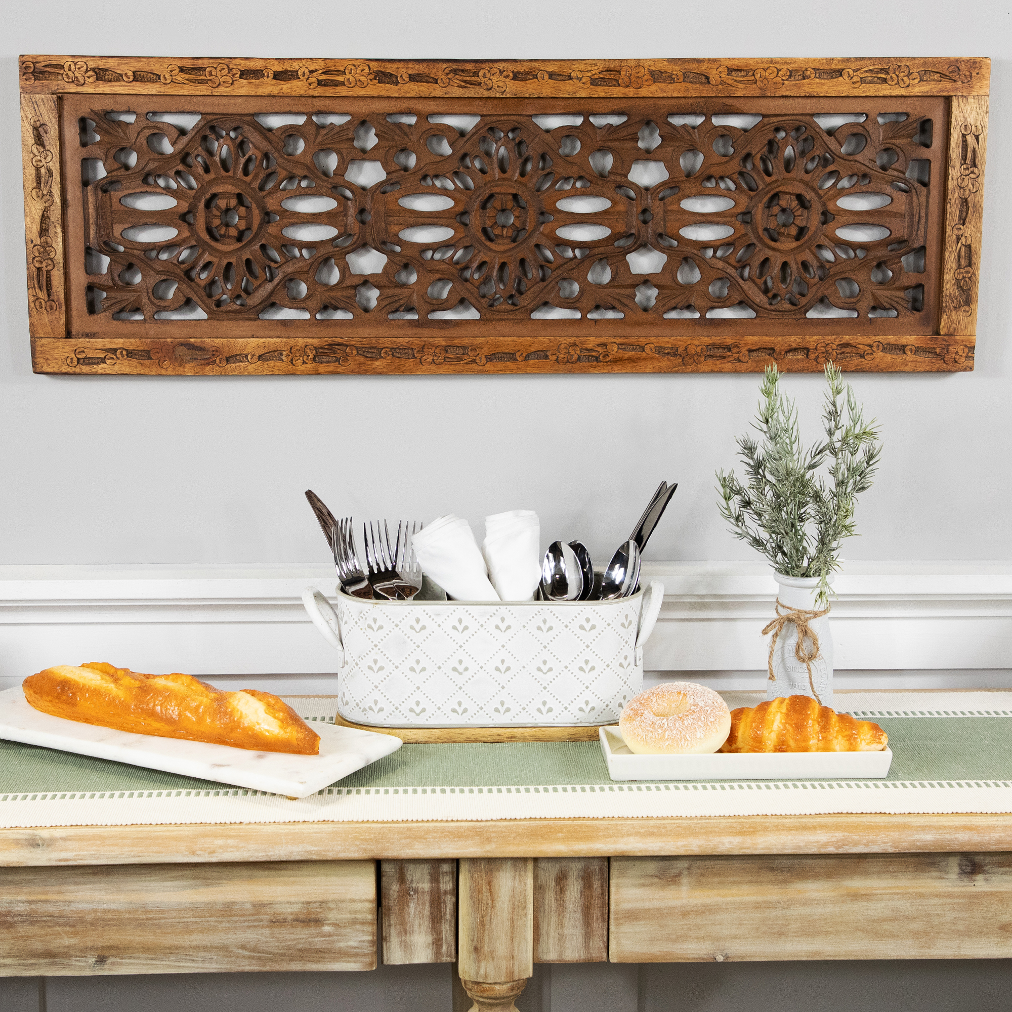 White oval embossed utensil ca - Kitchen Utensils recensie en prijs