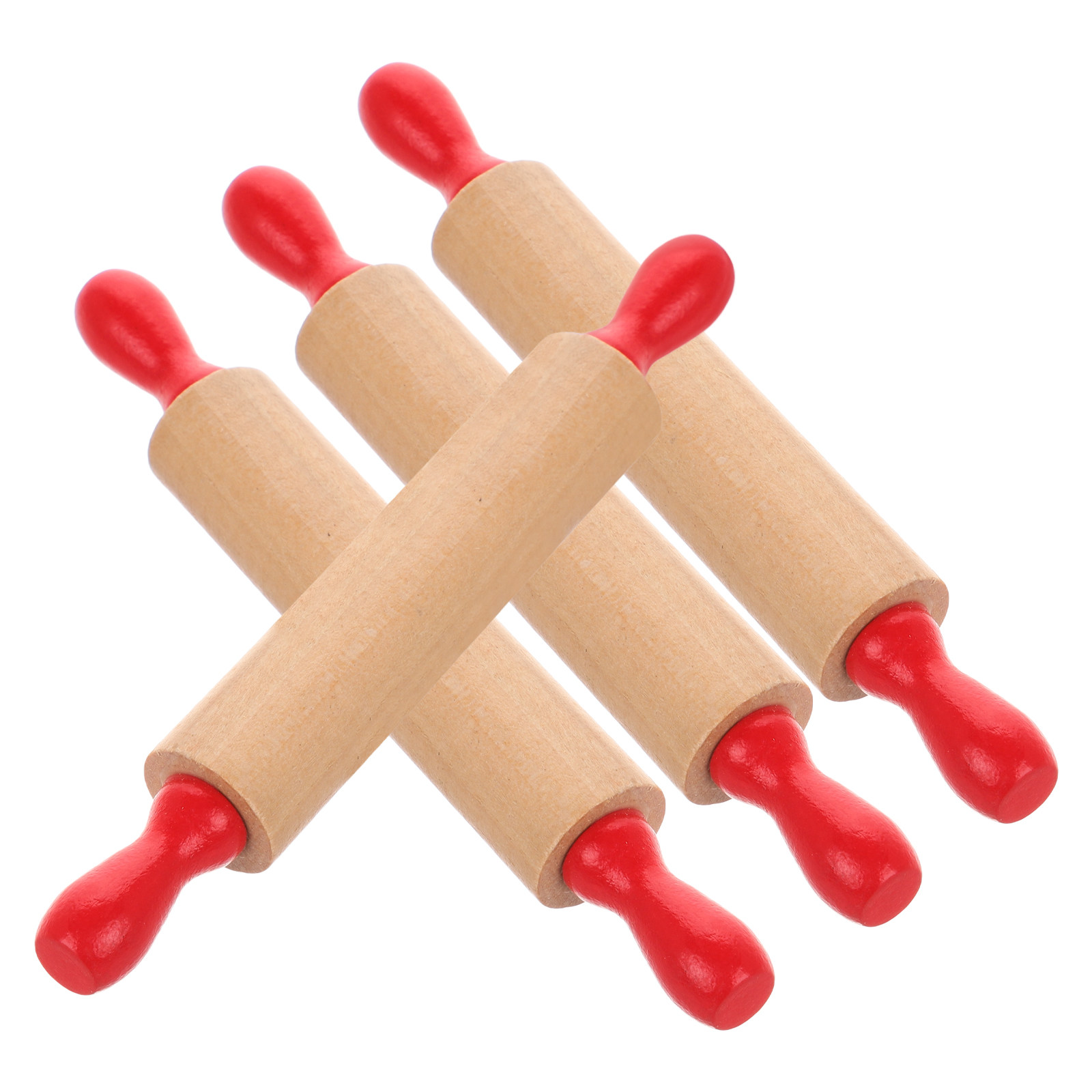 4Pcs Kids Rolling Pin Small Wo - Baking Kitchen Kids recensie en prijs
