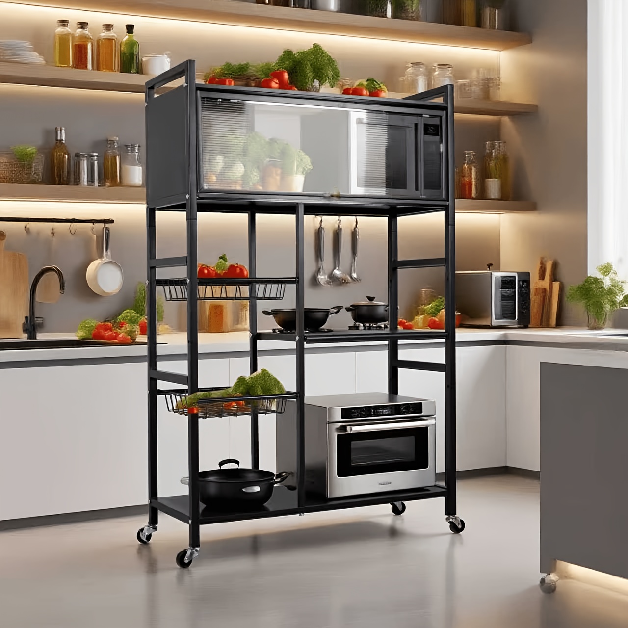 us1pc Movable Storage Rack, Ad - Kitchen Utensils recensie en prijs