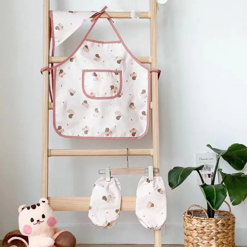 Cute Cartoon Children Apron Sl - Kitchen Kids Baking Set recensie en prijs