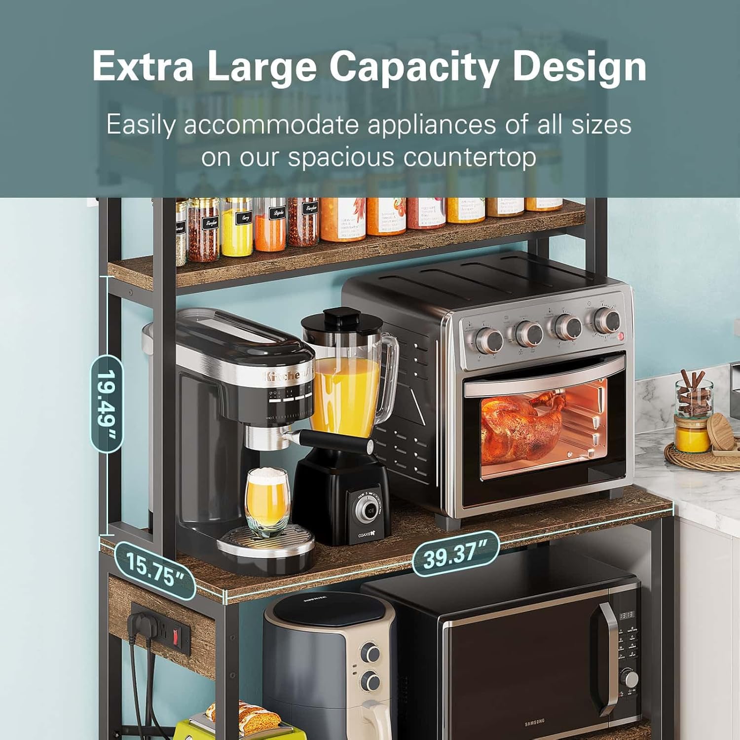 Denkee Large Bakers Rack with  - Kitchen Baker recensie en prijs