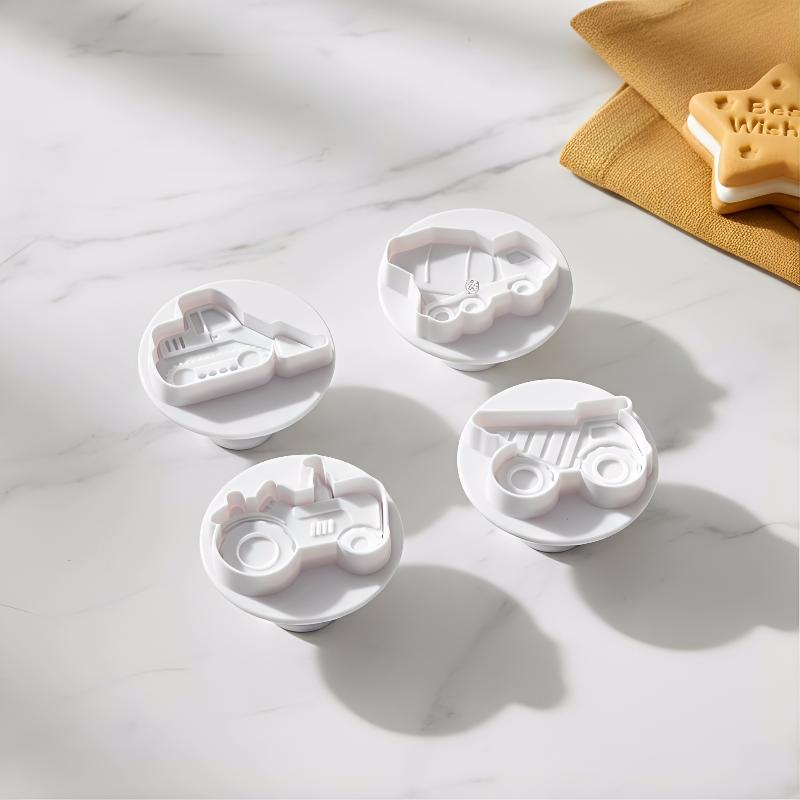 3D Vehicle Cookie Cutter 4pcs  - Kitchen Kids Baking Set recensie en prijs