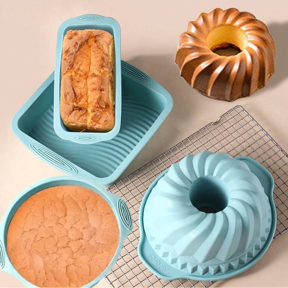 Silicone Cake Baking Mould Set - Kitchen Baking Utensils recensie en prijs