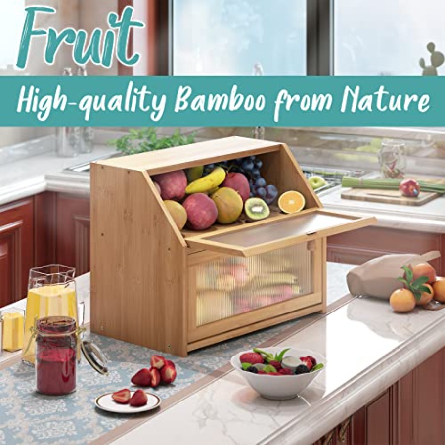 Bread Box for Kitchen Counter  - Kitchen Baking Mat recensie en prijs