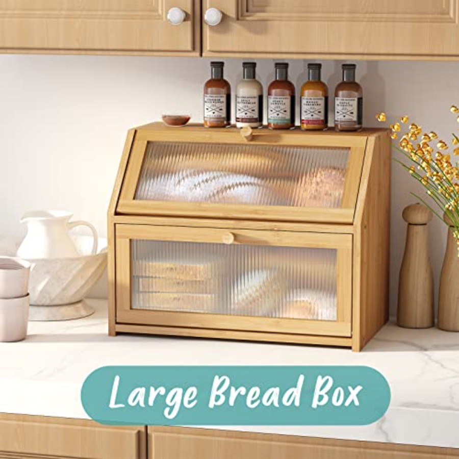 Bread Box for Kitchen Counter  - Kitchen Baking Mat recensie en prijs