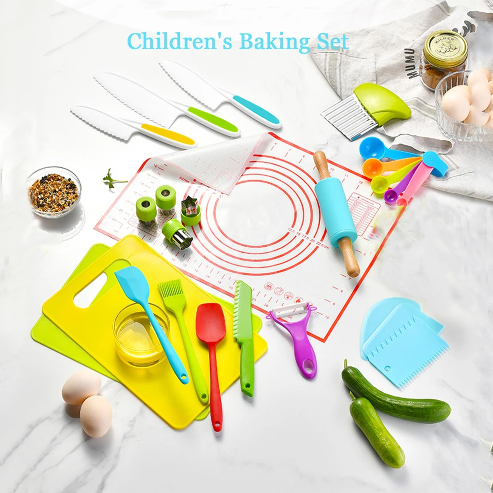 15 Pcs Kids Kitchen Tools Cutt - Kitchen Kids Baking Set recensie en prijs