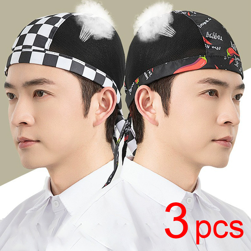 Breathable mesh Cook Hat 3pcs  - Kitchen Baker recensie en prijs