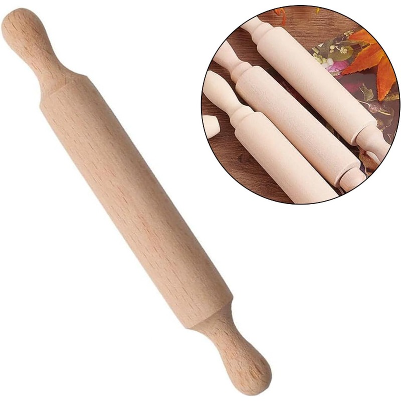 Wooden Mini Rolling Pin for Ki - Baking Kitchen Kids recensie en prijs