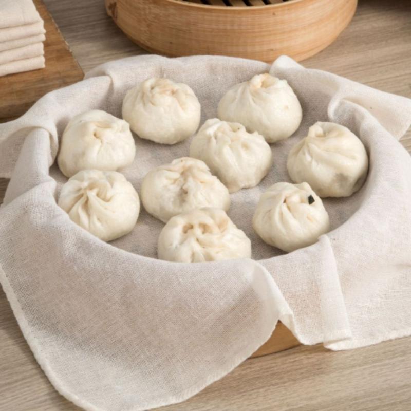 3Pcs Round Pure Cotton Steamer - Kitchen Baking Mat recensie en prijs