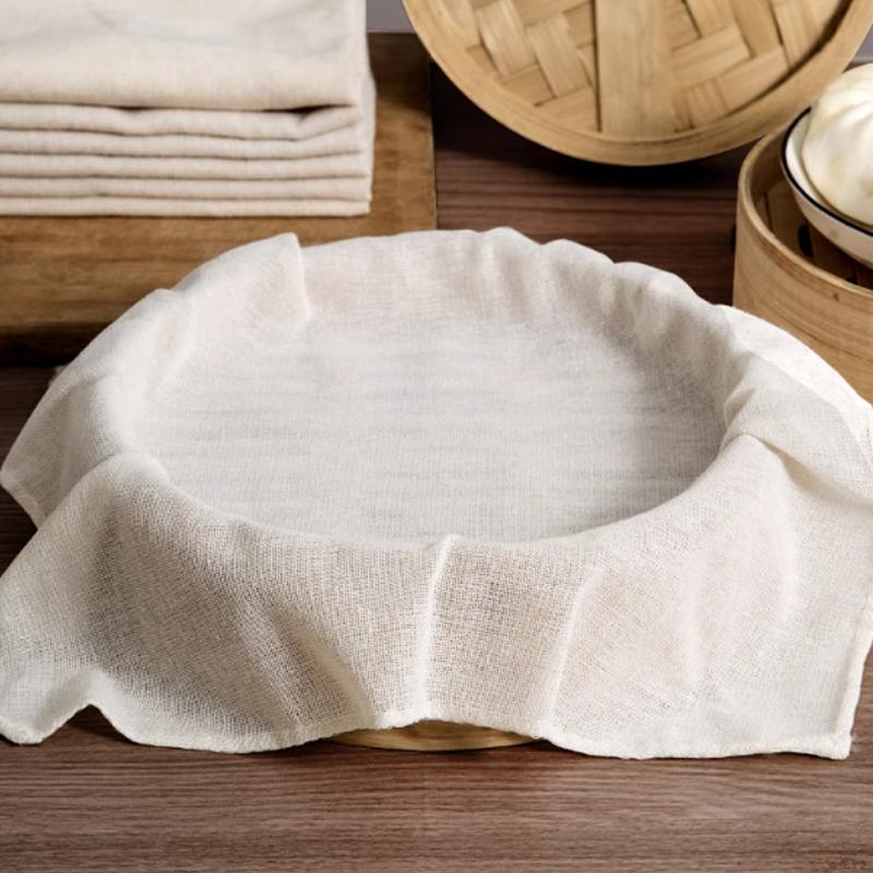 3Pcs Round Pure Cotton Steamer - Kitchen Baking Mat recensie en prijs