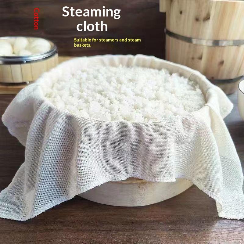 3Pcs Round Pure Cotton Steamer - Kitchen Baking Mat recensie en prijs