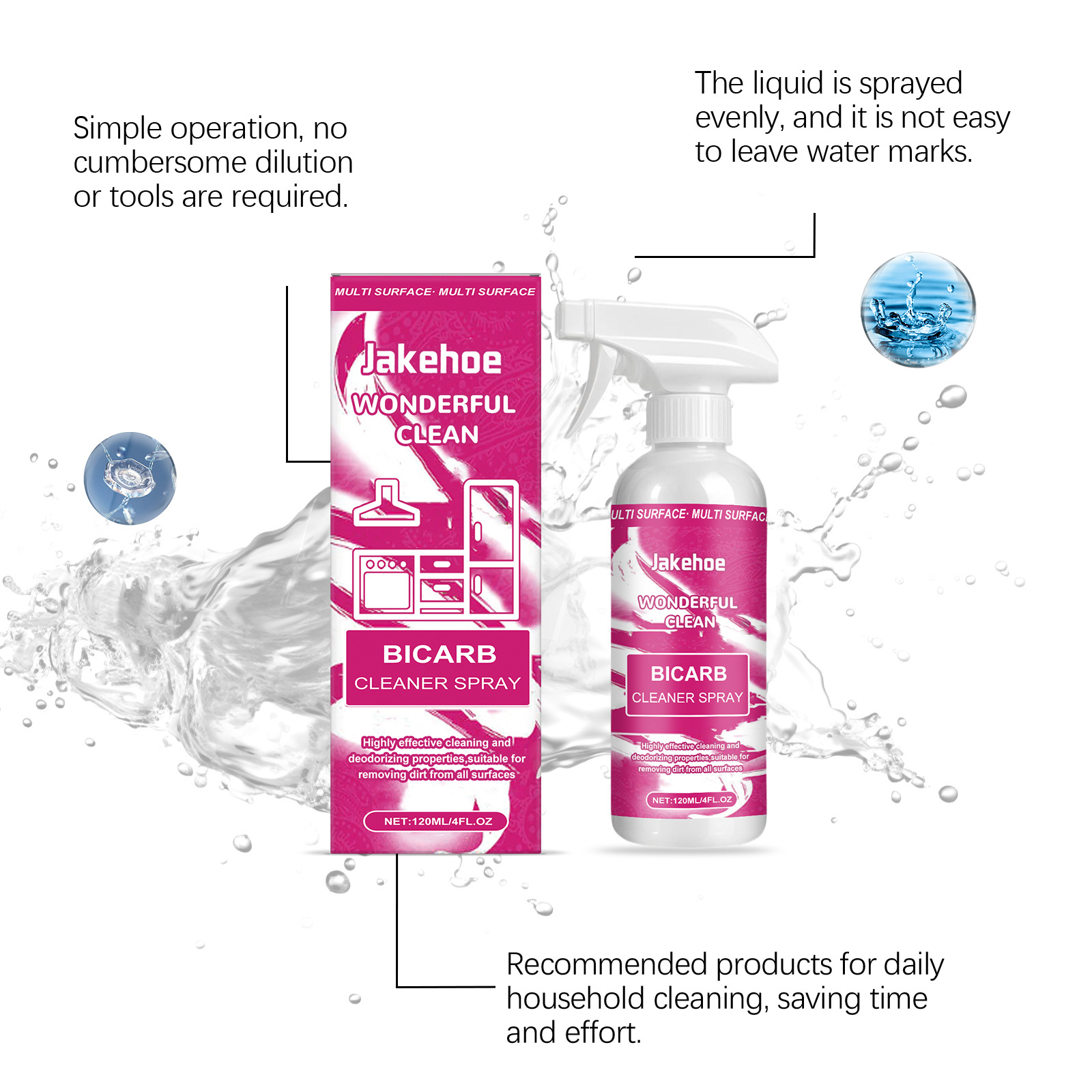Baking Soda Cleaning Spray,Hea - Kitchen Cleaner Baking Soda recensie en prijs