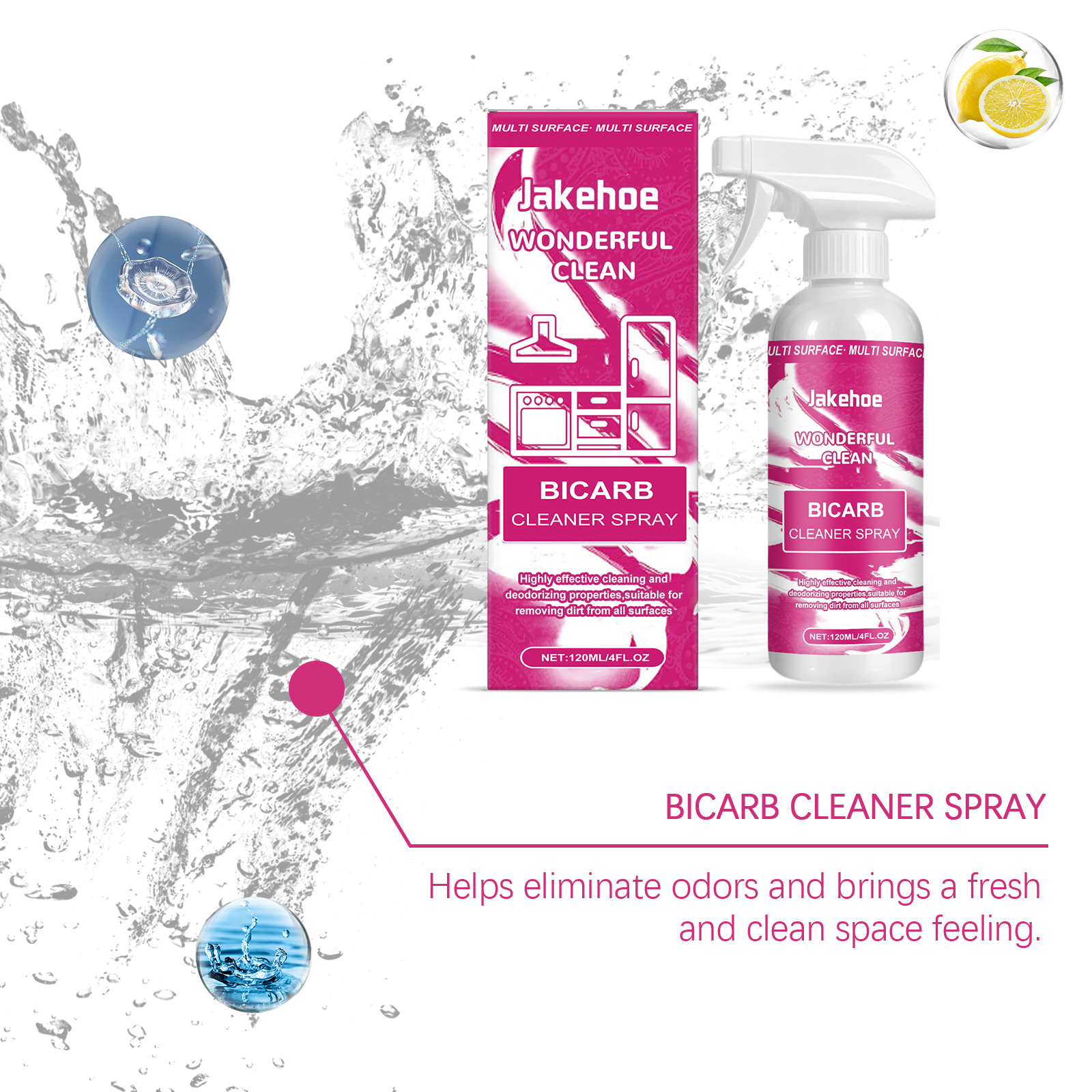Baking Soda Cleaning Spray,Hea - Kitchen Cleaner Baking Soda recensie en prijs