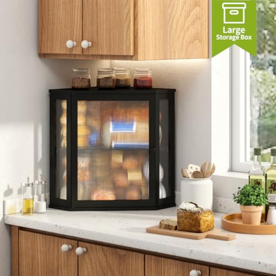Corner Bread Box for Kitchen C - Kitchen Baking Corner recensie en prijs