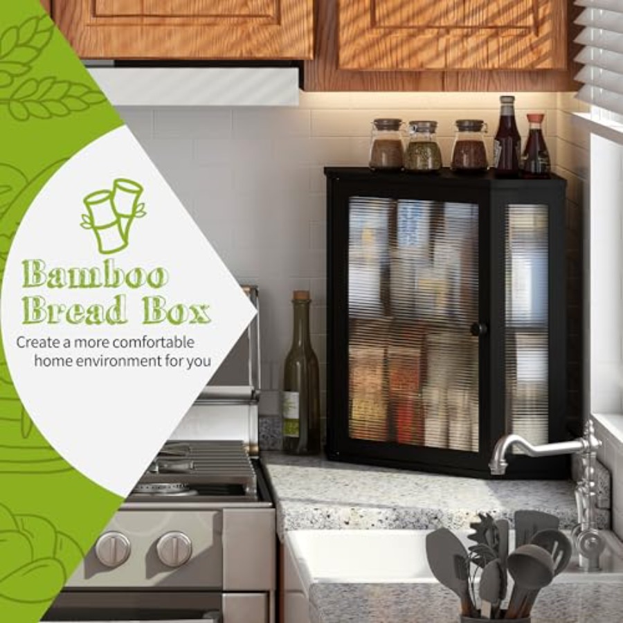 Corner Bread Box for Kitchen C - Kitchen Baking Corner recensie en prijs