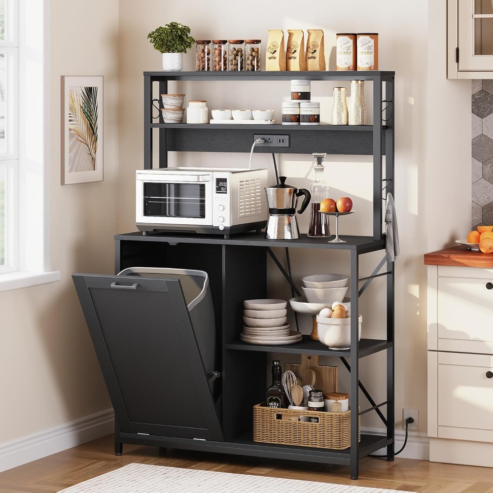 Bakers Rack with Power Outlet, - Kitchen Baker recensie en prijs