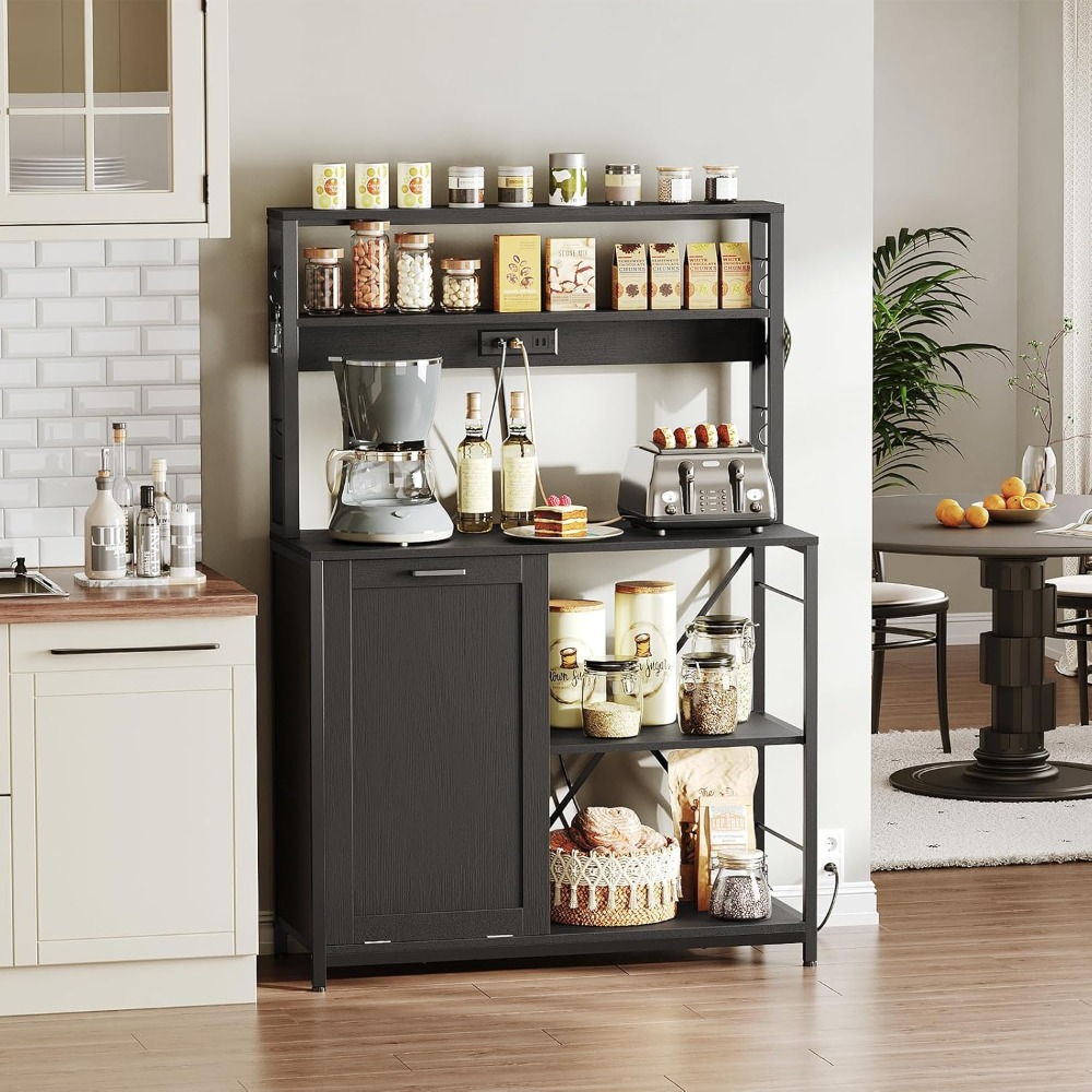 Bakers Rack with Power Outlet, - Kitchen Baker recensie en prijs