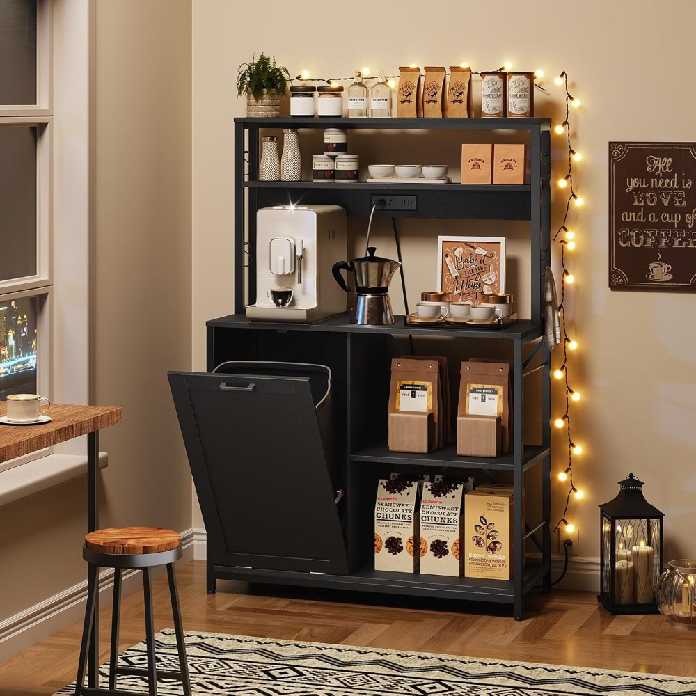 Bakers Rack with Power Outlet, - Kitchen Baker recensie en prijs