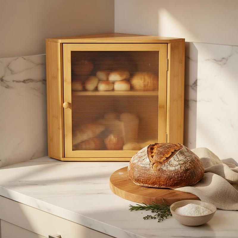 Corner Bread Box for Kitchen C - Kitchen Baking Corner recensie en prijs