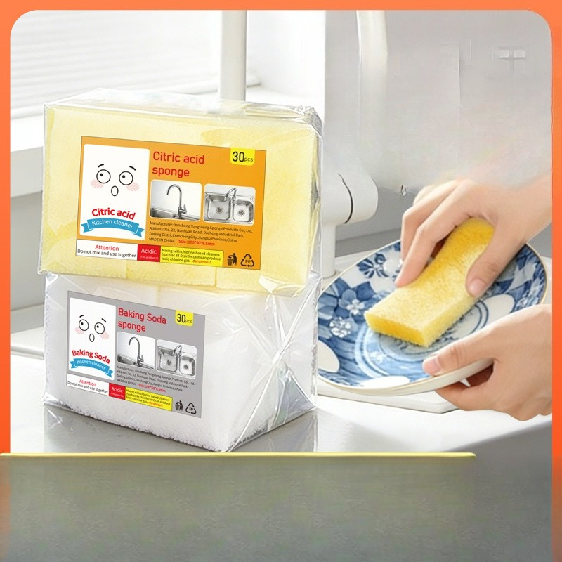 Dish Sponge Scouring Wipes Mul - Kitchen Cleaner Baking Soda recensie en prijs