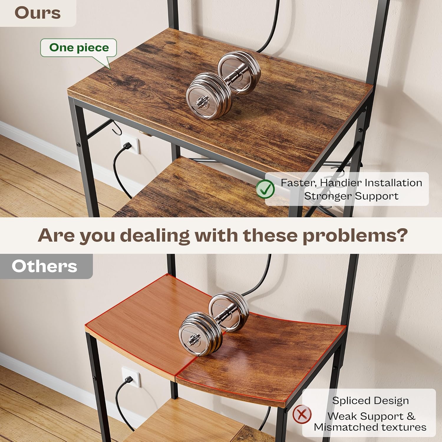 SUPERJARE Kitchen Bakers Rack  - Kitchen Baker recensie en prijs
