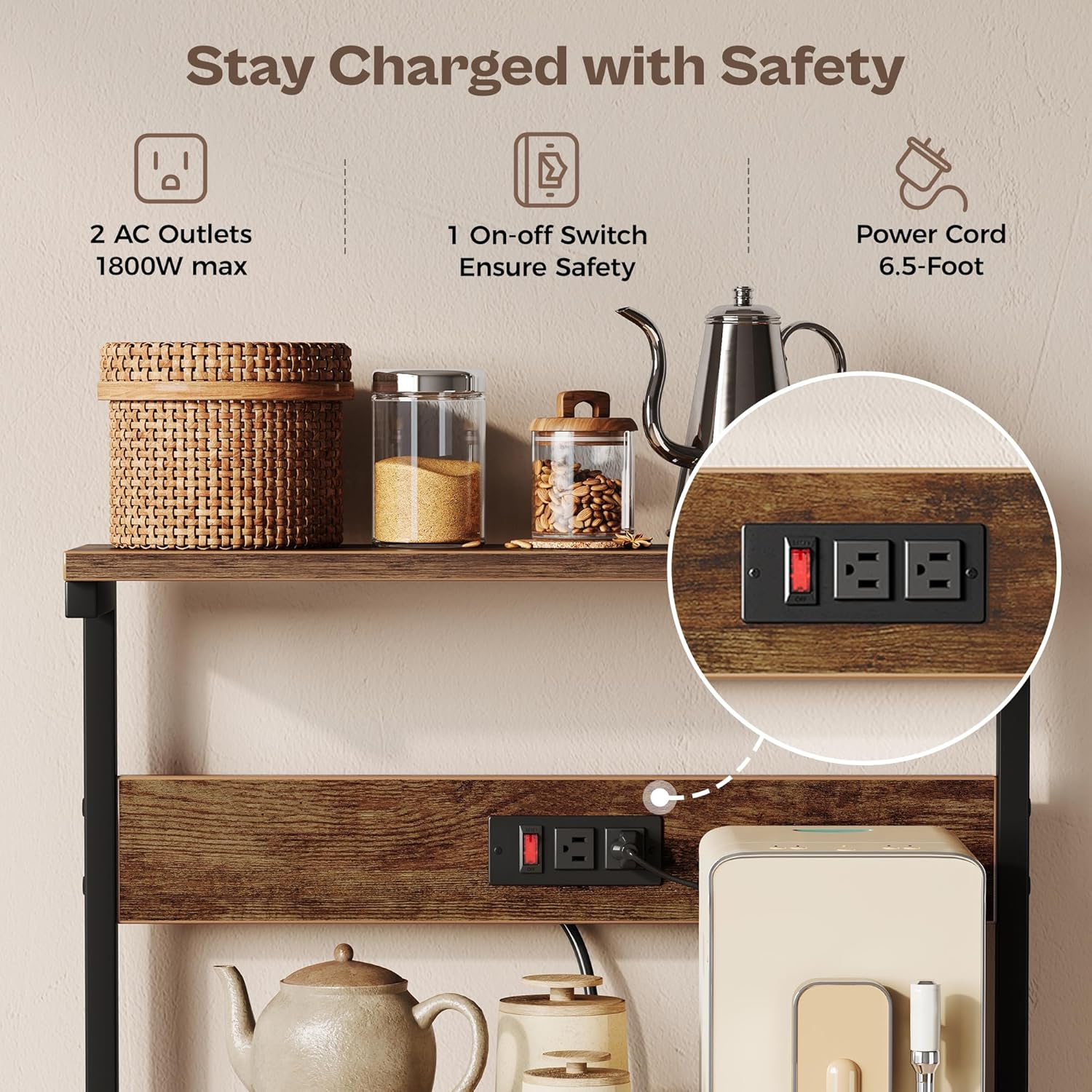 SUPERJARE Kitchen Bakers Rack  - Kitchen Baker recensie en prijs
