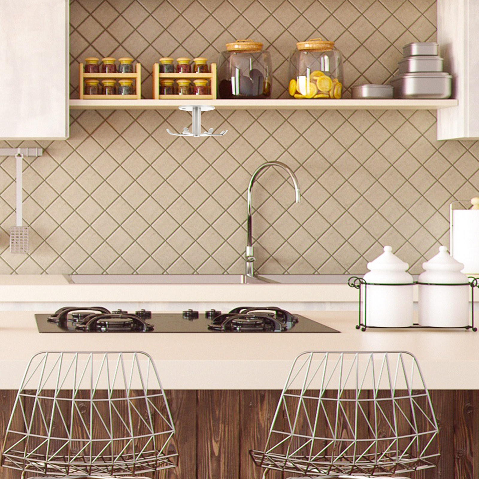 Under Cabinet Rotating Stainle - Kitchen Utensils recensie en prijs