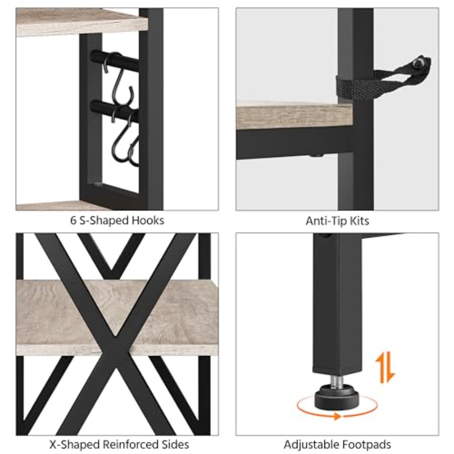6-Tier Kitchen Bakers Rack for - Kitchen Baker recensie en prijs