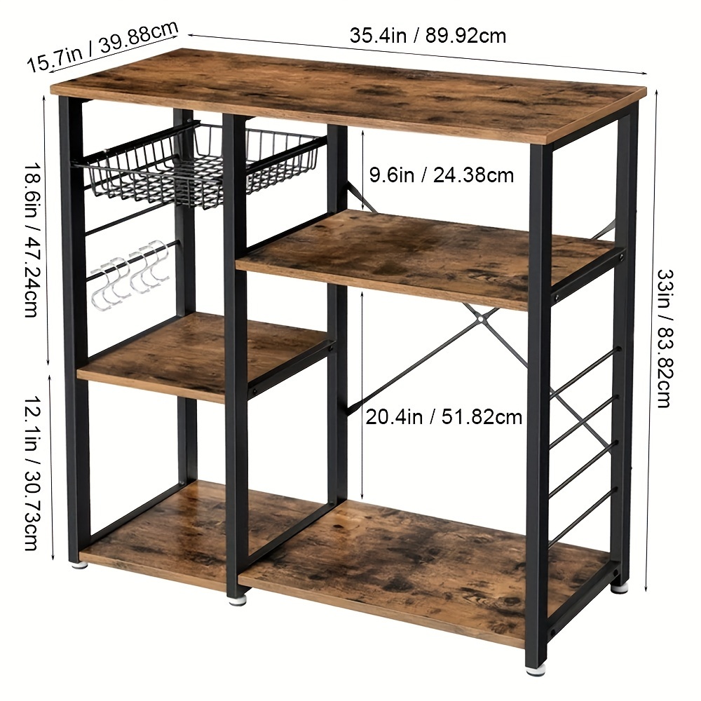 4 Tier Kitchen Bakers Rack Mic - Kitchen Baker recensie en prijs